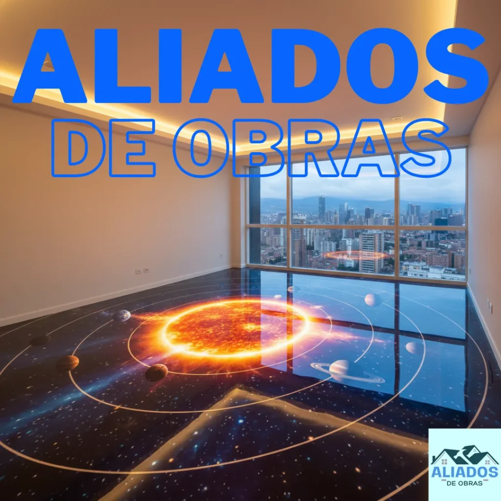 Instalación de Pisos 3D con Resina Bogotá