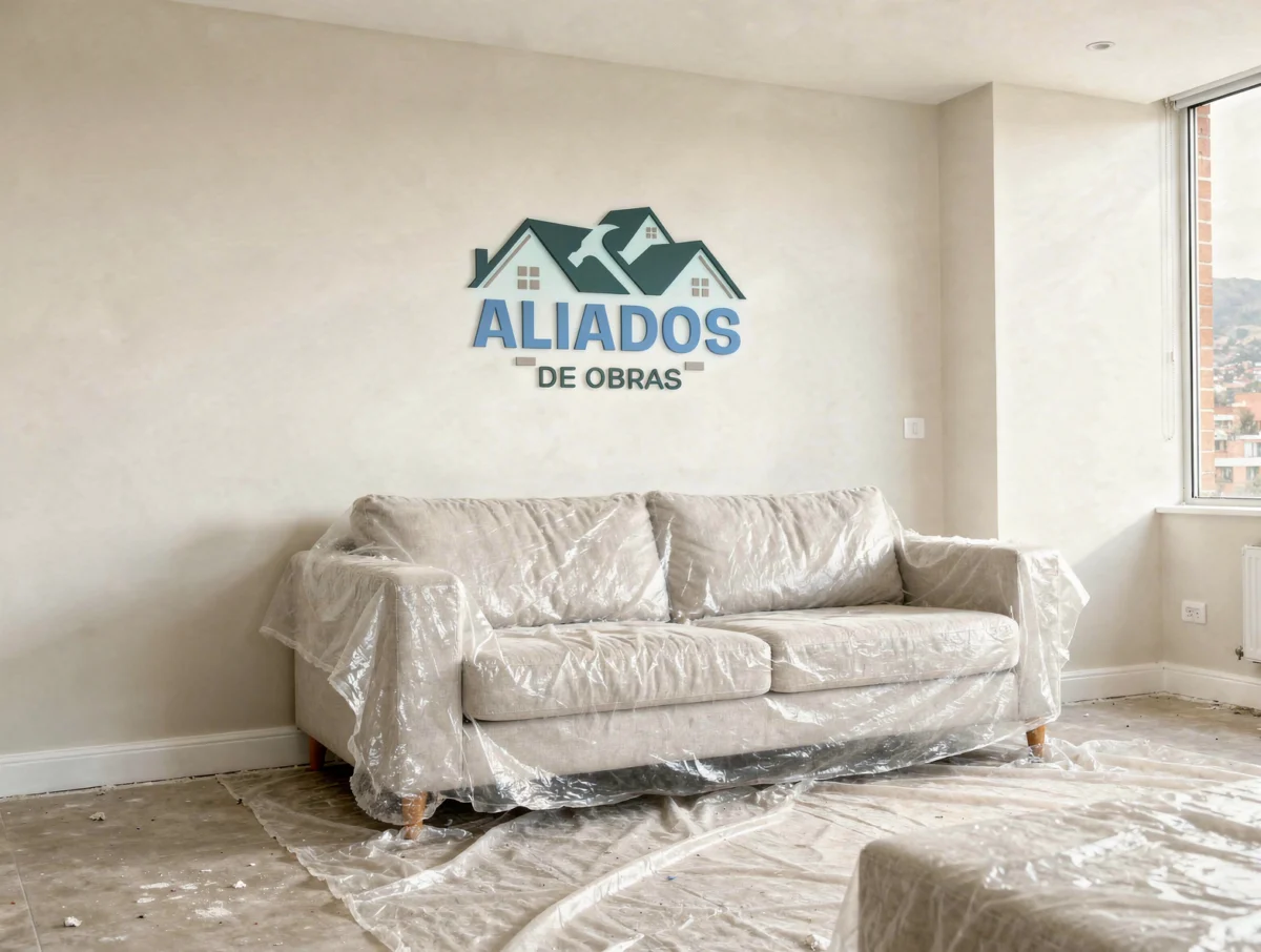 Apartamento renovado con paredes lisas y acabados finos